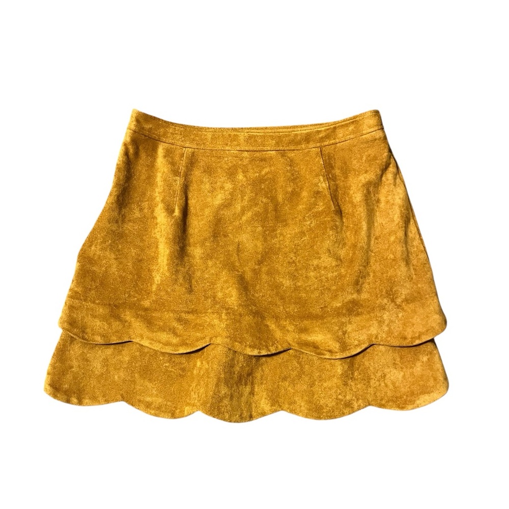 FREE WITH PURCHASE Aryeh faux suede mini skirt - Picture 3 of 4